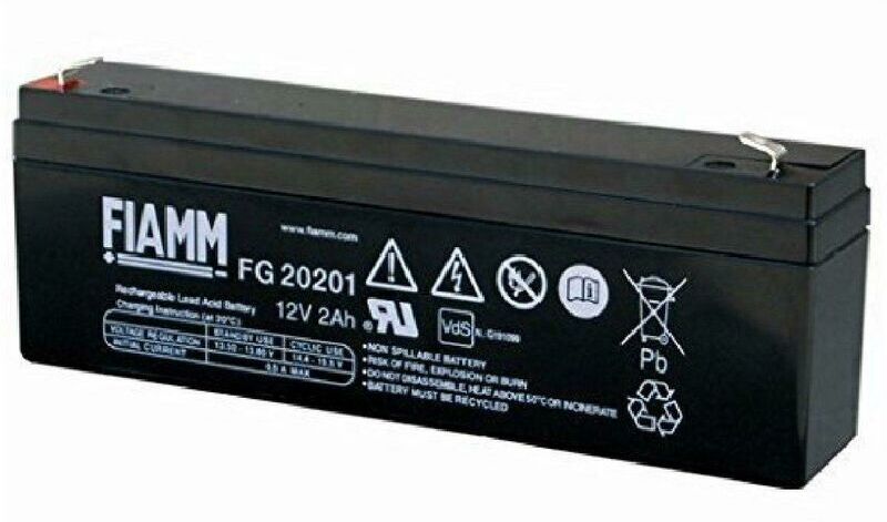 Fiam - batteria al piombo 12v 2a standard 12v 2ah