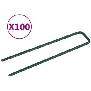 Chiodi per erba artificiale vidaXL 100 pezzi in ferro a forma di U - Chiodi per erba artificiale Chiodi per erba artificiale vidaXL 100 pezzi in ferro a forma di U - Chiodi per erba artificiale