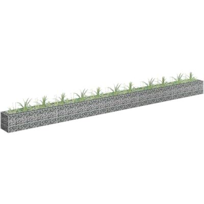 VIDAXL - Gabbione Letto Rialzato In Acciaio Zincato 450x30x30 Cm VIDAXL - Gabbione Letto Rialzato In Acciaio Zincato 450x30x30 Cm