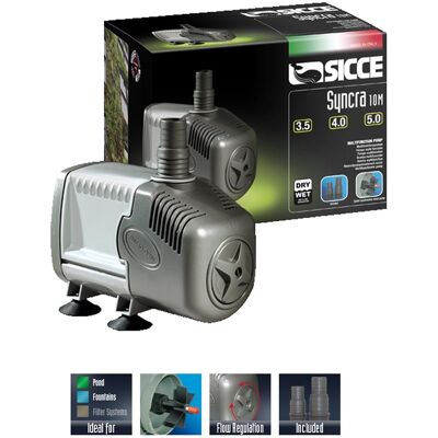 SICCE Syncra Silent 5.0 Pompa per acquari, laghetti, fontane SICCE Syncra Silent 5.0 Pompa per acquari, laghetti, fontane