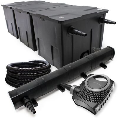 WILTEC - Set Per Laghetti Da 90000l Filtro Chiarificatore Uvc 72w Pompa 80w E Tubo Da 25m WILTEC - Set Per Laghetti Da 90000l Filtro Chiarificatore Uvc 72w Pompa 80w E Tubo Da 25m