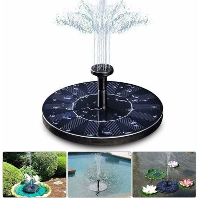 OEM Fontana Solare Galleggiante Per Laghetto O Abbeveratoio Per Uccelli – Pompa Da 1,4 W Con 4 Getti Regolabili, Altezza Massima 70 Cm OEM Fontana Solare Galleggiante Per Laghetto O Abbeveratoio Per Uccelli – Pompa Da 1,4 W Con 4 Getti Regolabili, Altezza Massima 70 Cm