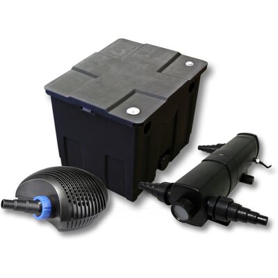 WILTEC Set Per Laghetti Filtro 12000l Chiarificatore Uvc 36w Pompa Ctf Eco 20w WILTEC Set Per Laghetti Filtro 12000l Chiarificatore Uvc 36w Pompa Ctf Eco 20w