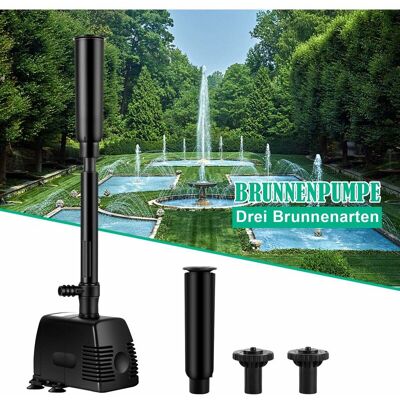 OEM Pompa A Getto D'Acqua Per Fontana, Laghetto, Laghetto, Giardino 800 L/h (16 W) OEM Pompa A Getto D'Acqua Per Fontana, Laghetto, Laghetto, Giardino 800 L/h (16 W)