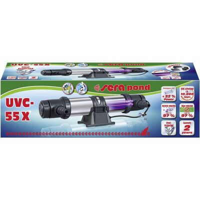 Sera Pond Uvc-55x Sterilizzatore In Acciaio Inox Per Laghetti Sera Pond Uvc-55x Sterilizzatore In Acciaio Inox Per Laghetti