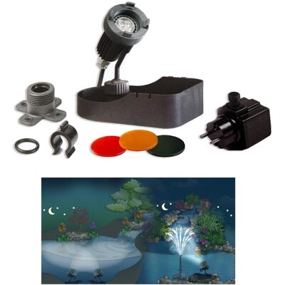 SICCE Faretto Halley Per Laghetto A Led Sommergibile Illuminazione Fontane, Giardini, Ambienti Acquatici SICCE Faretto Halley Per Laghetto A Led Sommergibile Illuminazione Fontane, Giardini, Ambienti Acquatici
