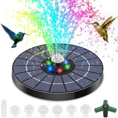 OEM Fontana Solare Da 4 W Per Esterni, Pompa Solare Per Laghetto Con 8 Effetti - Pompa Solare Galleggiante Per Giardino, Abbeveratoio Per Uccelli, Laghetto, Giochi D'Acqua Fai Da Te OEM Fontana Solare Da 4 W Per Esterni, Pompa Solare Per Laghetto Con 8 Effetti - Pompa Solare Galleggiante Per Giardino, Abbeveratoio Per Uccelli, Laghetto, Giochi D'Acqua Fai Da Te