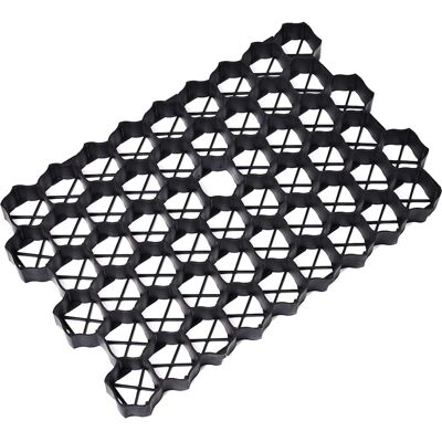 VIDAXL Griglie Per L'Erba 16 Pz Nere 60x40x3 Cm In Plastica - VIDAXL Griglie Per L'Erba 16 Pz Nere 60x40x3 Cm In Plastica -