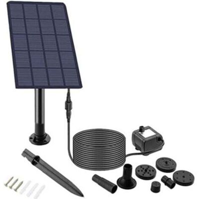 OEM Pompa Solare Per Esterni Per Fontane E Piccoli Laghetti – Ideale Per Abbeveratoi Per Uccelli, Senza Batterie, 12v, Kit Completo Con Pannello OEM Pompa Solare Per Esterni Per Fontane E Piccoli Laghetti – Ideale Per Abbeveratoi Per Uccelli, Senza Batterie, 12v, Kit Completo Con Pannello