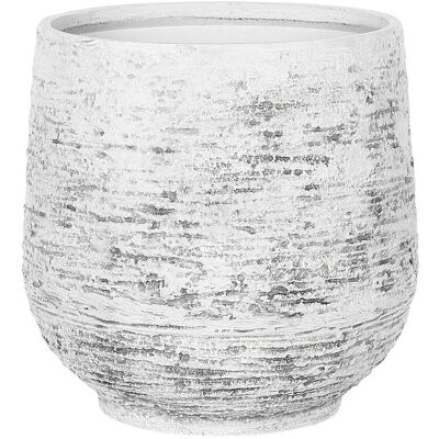 Beliani DIONI Vaso di Fiori Grigio Chiaro - Tutto l'Anno, 48x53 cm Beliani DIONI Vaso di Fiori Grigio Chiaro - Tutto l'Anno, 48x53 cm