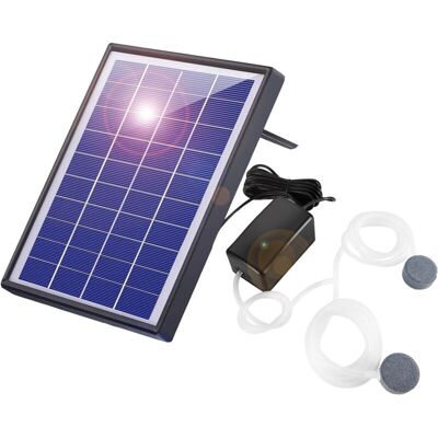 OEM Pompa Di Ossigeno Solare Da 6w Per Acquario, Aeratore D'Aria Con Tubo Flessibile E 2 Pietre Porose Per Giardino, Piscina E Laghetto Esterno. -crezuo OEM Pompa Di Ossigeno Solare Da 6w Per Acquario, Aeratore D'Aria Con Tubo Flessibile E 2 Pietre Porose Per Giardino, Piscina E Laghetto Esterno. -crezuo