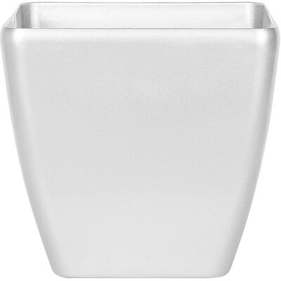 Beliani Vaso in fibra di argilla argento ASTRAS - Vaso Beliani Vaso in fibra di argilla argento ASTRAS - Vaso