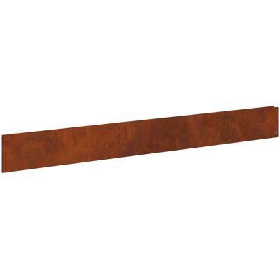 VIDAXL Bordura Per Prato 30 Pz 100 X 12 Cm Acciaio Ruggine VIDAXL Bordura Per Prato 30 Pz 100 X 12 Cm Acciaio Ruggine