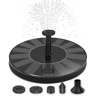 OEM Vendita Fontana Solare Per Esterno - Pompa Solare Galleggiante Da 16 Cm Con 5 Punte Intercambiabili - Fontana Per Balcone, Mini Laghetto O Fontana Da Giardino OEM Vendita Fontana Solare Per Esterno - Pompa Solare Galleggiante Da 16 Cm Con 5 Punte Intercambiabili - Fontana Per Balcone, Mini Laghetto O Fontana Da Giardino