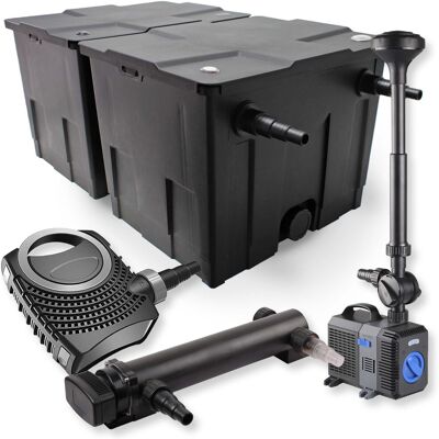 SUNSUN Set Filtro A 2 Camere 60000l Chiarificatore Uvc 24w Pompa 70w Pompa Fontana SUNSUN Set Filtro A 2 Camere 60000l Chiarificatore Uvc 24w Pompa 70w Pompa Fontana