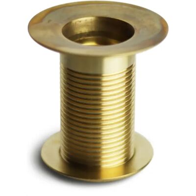 KAM Piletta Di Scarico 1" Per Fontana Da Giardino In Ottone Lucido - KAM Piletta Di Scarico 1" Per Fontana Da Giardino In Ottone Lucido -