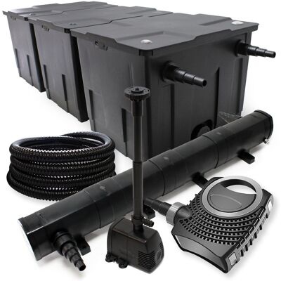 SUNSUN Set Filtrante Filtro Bio Per Laghetto 90000l Con Chiarificatore Uv 72w, Pompa 80w, Tubo E Fontana SUNSUN Set Filtrante Filtro Bio Per Laghetto 90000l Con Chiarificatore Uv 72w, Pompa 80w, Tubo E Fontana