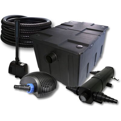 WILTEC Set Filtro Sunsun Per Laghetto Da 60000l Chiarificatore 24w Pompa Eco 40w Tubo 25m Pompa Da Fontana WILTEC Set Filtro Sunsun Per Laghetto Da 60000l Chiarificatore 24w Pompa Eco 40w Tubo 25m Pompa Da Fontana