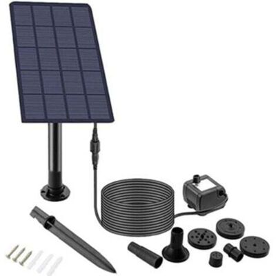 OEM Pompa Solare Per Esterni, Pompa Per Fontana, Adatta Per Laghetti Per Uccelli E Piccoli Laghetti Da Giardino. OEM Pompa Solare Per Esterni, Pompa Per Fontana, Adatta Per Laghetti Per Uccelli E Piccoli Laghetti Da Giardino.