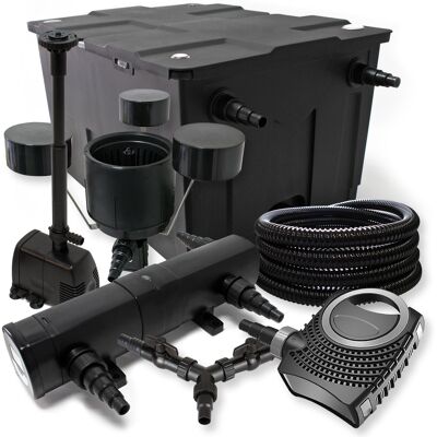WILTEC Set Sunsun Filtro Per 60000l Chiarificatore 36w Pompa Neo8000 70w Skimmer Con Tubo Pompa Da Fontana WILTEC Set Sunsun Filtro Per 60000l Chiarificatore 36w Pompa Neo8000 70w Skimmer Con Tubo Pompa Da Fontana
