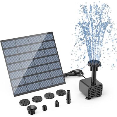 OEM Fontana Solare Fai Da Te (versione 2024) - Pompa Solare Per Laghetti E Fontane Con 6 Diversi Tipi Di Getto - Ideale Per Giardini, Abbeveratoi Per Uccelli E Acquari OEM Fontana Solare Fai Da Te (versione 2024) - Pompa Solare Per Laghetti E Fontane Con 6 Diversi Tipi Di Getto - Ideale Per Giardini, Abbeveratoi Per Uccelli E Acquari
