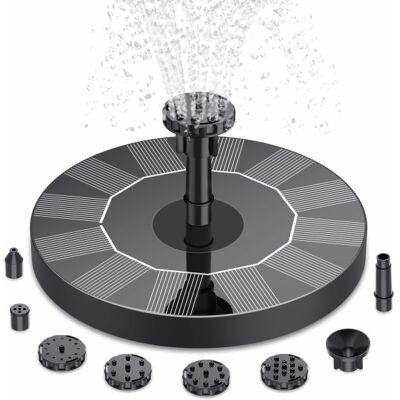OEM Pompa Solare Per Fontana, Fontana Solare Con 6 Ugelli, Pompa Solare Galleggiante Per Laghetto, Adatta Per Vasche Per Uccelli, Giardini, Stagni, Piscine E Acquari. OEM Pompa Solare Per Fontana, Fontana Solare Con 6 Ugelli, Pompa Solare Galleggiante Per Laghetto, Adatta Per Vasche Per Uccelli, Giardini, Stagni, Piscine E Acquari.