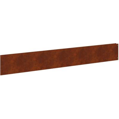 VIDAXL Bordura Per Prato 30 Pz 100 X 15 Cm Acciaio Ruggine VIDAXL Bordura Per Prato 30 Pz 100 X 15 Cm Acciaio Ruggine