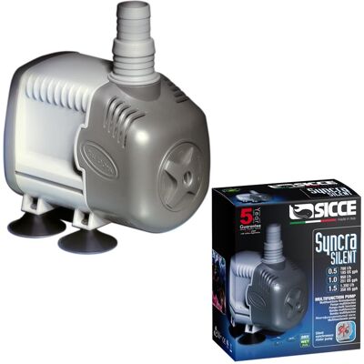 SICCE Syncra Silent 0.5 700 Litri/h Cavo Da 1,5 Metri Pompa Per Acquari Laghetti E Fontane SICCE Syncra Silent 0.5 700 Litri/h Cavo Da 1,5 Metri Pompa Per Acquari Laghetti E Fontane