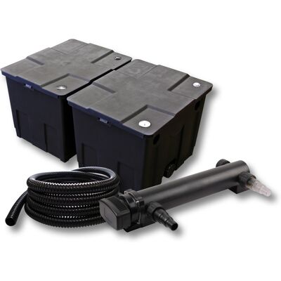 SUNSUN Set Per Laghetti Filtro A 2 Camere 60000l Chiarificatore Uvc Serie 3 Da 36w Tubo 5m SUNSUN Set Per Laghetti Filtro A 2 Camere 60000l Chiarificatore Uvc Serie 3 Da 36w Tubo 5m