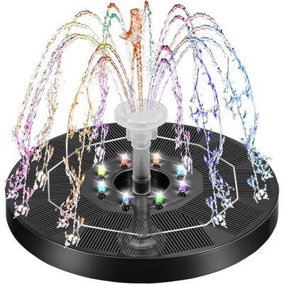 OEM Fontana Solare Da Esterno Da 3w - Galleggiante Per Laghetti - Con Illuminazione - 6 Ugelli OEM Fontana Solare Da Esterno Da 3w - Galleggiante Per Laghetti - Con Illuminazione - 6 Ugelli
