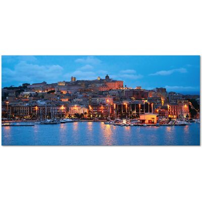LUPIA Quadro Moderno Canvas Deep 65x143 Cm Cagliari - Marina LUPIA Quadro Moderno Canvas Deep 65x143 Cm Cagliari - Marina