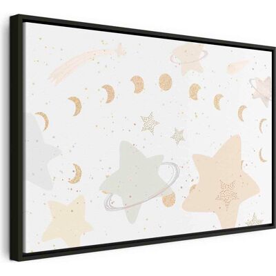 ARTGEIST Quadro Decorativo Fasi Luna Giallo 120x80 Cm ARTGEIST Quadro Decorativo Fasi Luna Giallo 120x80 Cm