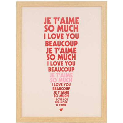 ATMOSPHERA Poster Incorniciato Carine 30x40 Cm - Créateur D'Intérieur ATMOSPHERA Poster Incorniciato Carine 30x40 Cm - Créateur D'Intérieur