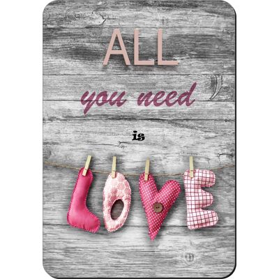 OEM Targa A Tema Amore 20x28 Cm OEM Targa A Tema Amore 20x28 Cm