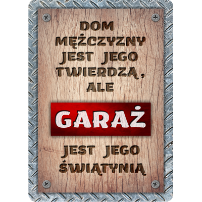 OEM Targa A Forma Di Fortezza - 20x28 Cm OEM Targa A Forma Di Fortezza - 20x28 Cm