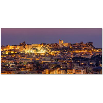 LUPIA Quadro Moderno Canvas Deep 65x143 Cm Cagliari - Panorama Notte LUPIA Quadro Moderno Canvas Deep 65x143 Cm Cagliari - Panorama Notte