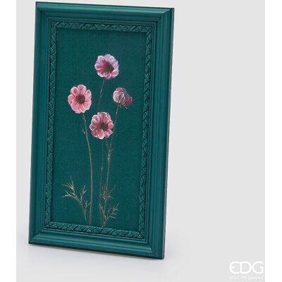 EDG Enzo De Gasperi Quadro Rettangolare Con Fiori Verde Acqua 43 X 26 Cm – Decorazione Parete Design Moderno Casa EDG Enzo De Gasperi Quadro Rettangolare Con Fiori Verde Acqua 43 X 26 Cm – Decorazione Parete Design Moderno Casa