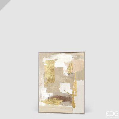 EDG Enzo De Gasperi Quadro Abstract Rettangolare The Gold 60 X 45 Cm – Decorazione Parete Design Moderno Casa EDG Enzo De Gasperi Quadro Abstract Rettangolare The Gold 60 X 45 Cm – Decorazione Parete Design Moderno Casa