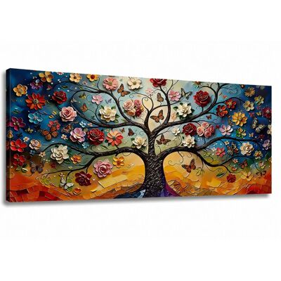 LUPIA Quadro Moderno Soggiorno Camera Da Letto Canvas World Albero Incantato 52x122 Cm, Stampa Su Tela, Telaio In Legno LUPIA Quadro Moderno Soggiorno Camera Da Letto Canvas World Albero Incantato 52x122 Cm, Stampa Su Tela, Telaio In Legno