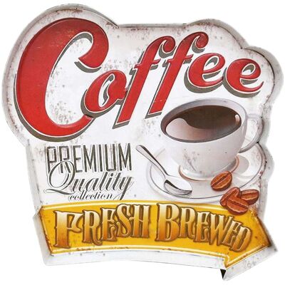 OEM Insegna Vintage Da Caffè, Insegna In Latta In Stile Retrò OEM Insegna Vintage Da Caffè, Insegna In Latta In Stile Retrò