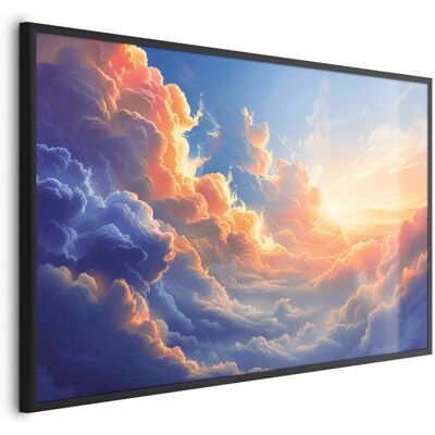 OEM Manifesto - Tramonto Su Un Mare Nuvoloso: Una Meravigliosa Sinfonia Di Colori OEM Manifesto - Tramonto Su Un Mare Nuvoloso: Una Meravigliosa Sinfonia Di Colori
