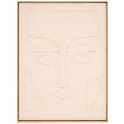 ATMOSPHERA Tela 3d Nyer Rettangolare 60x80 Cm Beige - Créateur D'Intérieur ATMOSPHERA Tela 3d Nyer Rettangolare 60x80 Cm Beige - Créateur D'Intérieur