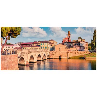 LUPIA Quadro Moderno Canvas Deep 65x143 Cm Rimini - Ponte Di Tiberio LUPIA Quadro Moderno Canvas Deep 65x143 Cm Rimini - Ponte Di Tiberio