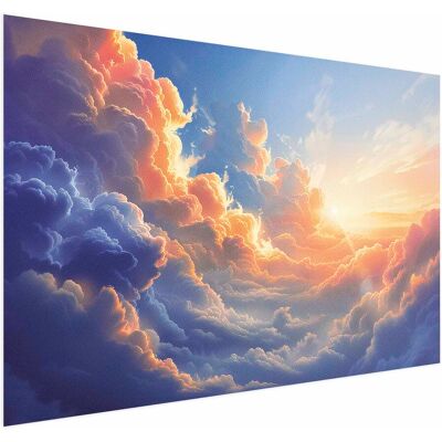 OEM Manifesto - Tramonto Su Un Mare Nuvoloso: Una Meravigliosa Sinfonia Di Colori OEM Manifesto - Tramonto Su Un Mare Nuvoloso: Una Meravigliosa Sinfonia Di Colori