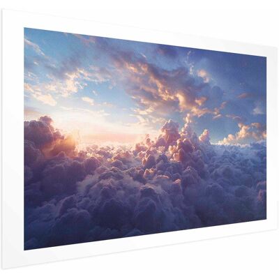 OEM Manifesto - Il Sole Nascosto: Il Volto Dorato Del Cielo Sopra Il Mare Nuvoloso OEM Manifesto - Il Sole Nascosto: Il Volto Dorato Del Cielo Sopra Il Mare Nuvoloso