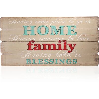 MUCOLA 100x50 Cm Legno Quadro Famiglia Quadro Parete Segno Murale Decorazione In Legno Segno Vintage Nuovo MUCOLA 100x50 Cm Legno Quadro Famiglia Quadro Parete Segno Murale Decorazione In Legno Segno Vintage Nuovo