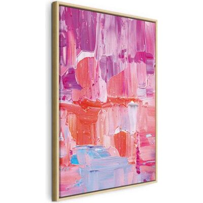 ARTGEIST Quadro Moderno Rosa 80x120 Cm Tela Resistente ARTGEIST Quadro Moderno Rosa 80x120 Cm Tela Resistente