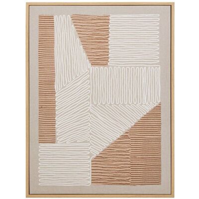 ATMOSPHERA Tela Stampata Baka 30x40cm Marrone - Créateur D'Intérieur ATMOSPHERA Tela Stampata Baka 30x40cm Marrone - Créateur D'Intérieur