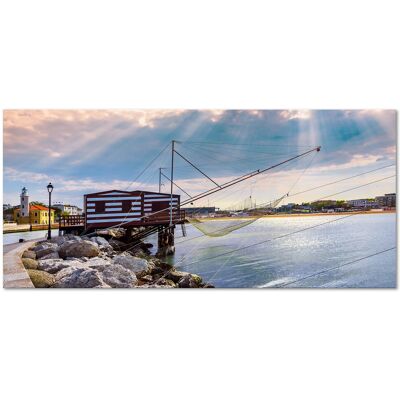 LUPIA Quadro Moderno Canvas Deep 65x143 Cm Cesenatico-capanna Di Pesca 2 LUPIA Quadro Moderno Canvas Deep 65x143 Cm Cesenatico-capanna Di Pesca 2