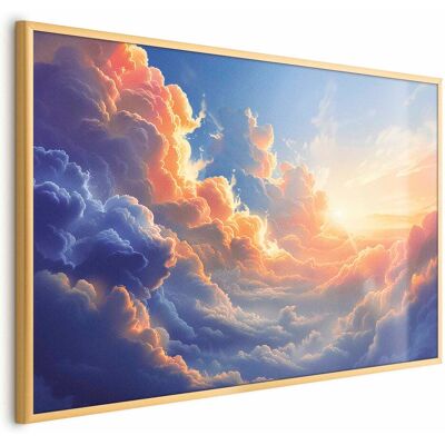 OEM Manifesto - Tramonto Su Un Mare Nuvoloso: Una Meravigliosa Sinfonia Di Colori OEM Manifesto - Tramonto Su Un Mare Nuvoloso: Una Meravigliosa Sinfonia Di Colori
